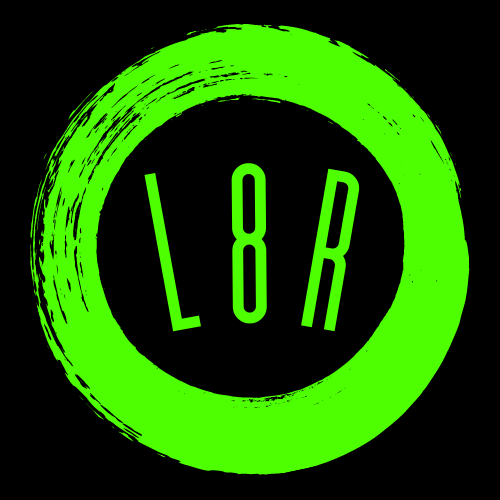 L8R logo