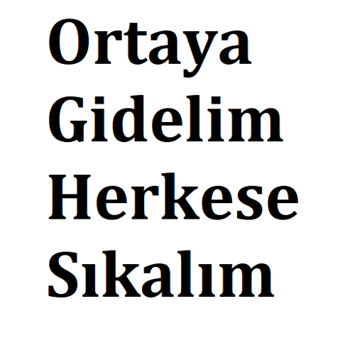 ORTAYA GİDELİM HERKESE SIKALIM logo