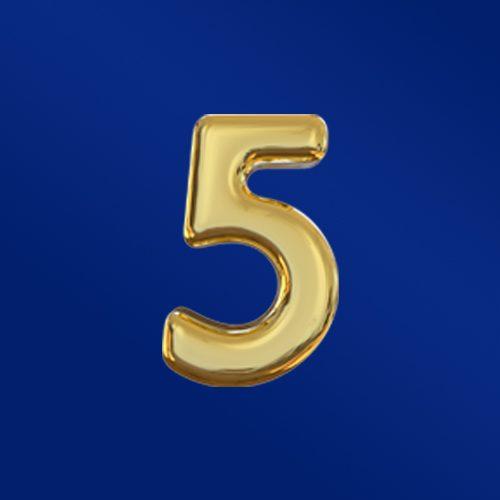 +5 logo