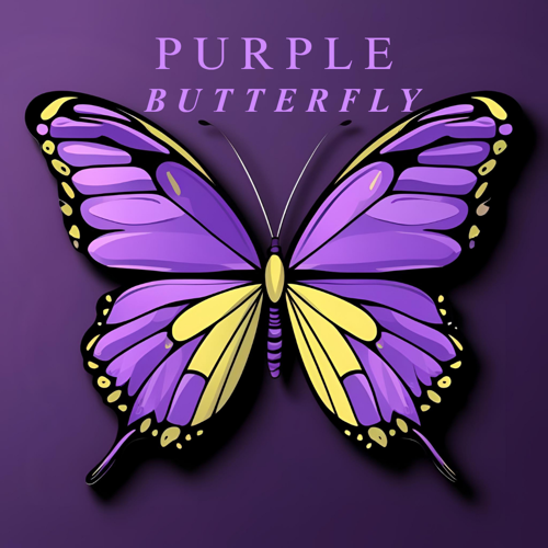 PURPLE BUTTERFLAY logo