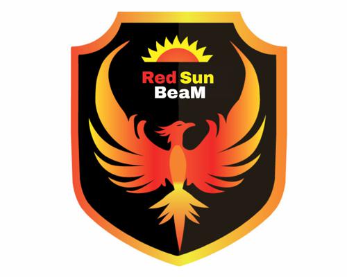 Red Sun Beam X logo
