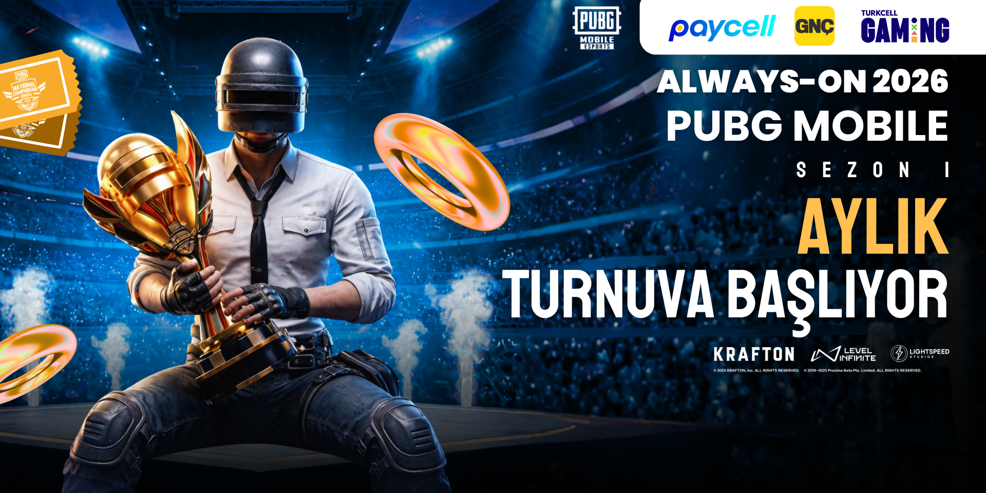 Always-ON PUBG MOBILE 2026 Sezon 1 Aylık Finaller