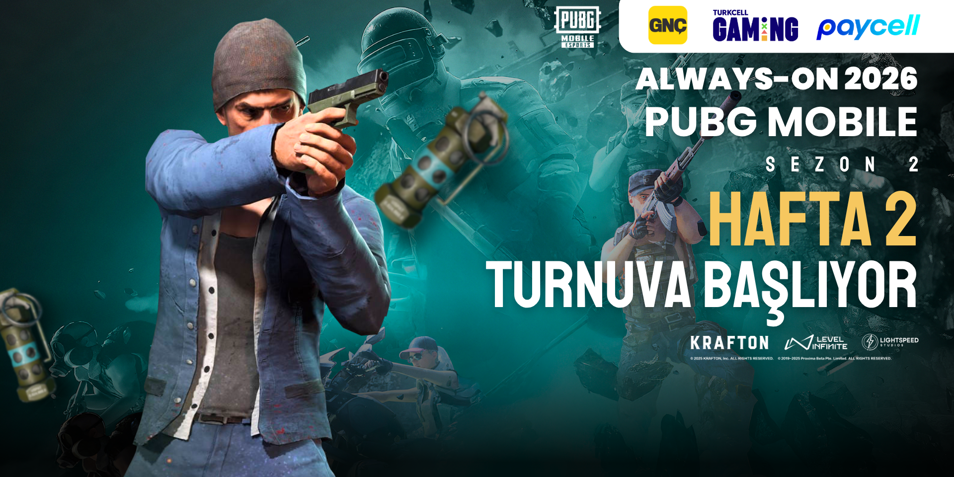 Always-ON PUBG MOBILE 2026 Sezon 2 Hafta 2