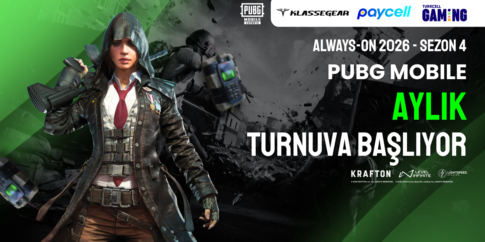 PUBGM × Always-ON: Sezon 4 Aylık